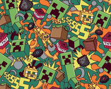 Minecraft - Action Minecraft Blast from Springs Creative Fabric