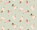 Return of the Jete - Keep Me On My Toes Ballerina Dancers Meadow from Dear Stella Fabric