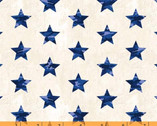 All American - Camo Stars Ivory by Whistler Studios from Windham Fabrics