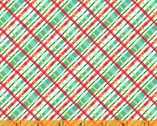 Christmas Charms - All Wrapped Up Plaid White by Dylan Mierzwinski from Windham Fabrics