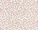 Petite Fleurs - Little Floral Toss Blossom Pink by Sevenberry from Robert Kaufman Fabrics