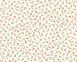 Petite Fleurs - Little Floral Toss Coral by Sevenberry from Robert Kaufman Fabrics