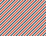 Licensed To Carry - Barber Stripe Vanilla from Dear Stella Fabric