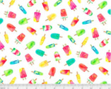Sweet and Juicy - Popsicles White from P & B Textiles Fabric