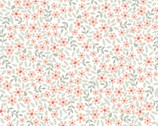 Return of the Jete - Periwinkles Floral White from Dear Stella Fabric