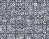 Breezeway - Tiles Medium Blue from Maywood Studio Fabric