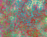 Pin Dot Floral BATIK Chameleon from Island Batik Fabric