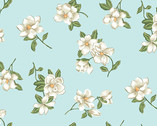 Magnolia - Small Magnilia Lt Blue from Andover Fabrics