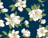 Magnolia - Large Magnolia Blue from Andover Fabrics