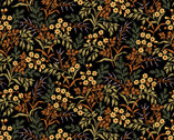 Spiced Cider - Meadow Black from Andover Fabrics