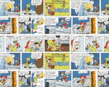 Disney Pinocchio - Comic Stripe from Camelot Fabrics