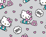 Hello Kitty - Telephone Hearts by Sanrio from Springs Creative Fabric