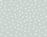 The Secret Garden - Little Daisies Dusty Grey Blue from Lewis and Irene Fabric