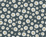 Cottage Farmhouse Fusion - Daisy Allover Dk from Studio E Fabrics