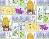 Buzzy Bee - Patchwork Multi by Jane Alison from Henry Glass Fabric