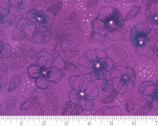 Pansies - Posies Plum 48721 14 from Moda Fabrics