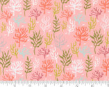 The Sea and Me - Coral Garden Seaweed Pink 20797 19 from Moda Fabrics