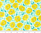 Feed Sacks Good Works - Yellow Florals Cloud 23351 11 from Moda Fabrics