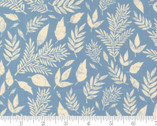 Flower Press - Scattered Leaf Lt Blue 3303 14 from Moda Fabrics