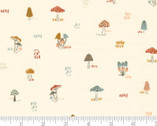 Woodland Wildflowers - Mushrooms Natural 45585 11 from Moda Fabrics