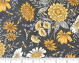 Honey Lavender - Floral Bees Charcoal 56083 17 from Moda Fabrics