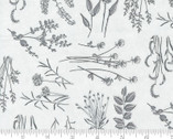 Silhouettes - Floral Wildflower Grey 6930 11 from Moda Fabrics