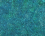 Blushing Garden BATIK - Dots Teal from Island Batik Fabric