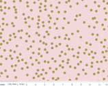 Monthly Placements 2 - January Confetti Sparkle Blush from Riley Blake Fabric