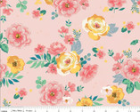 Spring Gardens - Main Floral Pink from Riley Blake Fabric