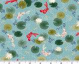 Kasumi - Koi Blue from Makower UK  Fabric