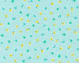 Little Pocket - Little Fruits Aqua from Robert Kaufman Fabrics