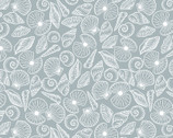 Ocean Pearls - Shells Pearl Mist Pearlescent from Lewis and Irene Fabric