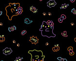 Hello Kitty Halloween - Neon Ghost Kitty from Springs Creative Fabric