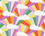 Happy Days - After the Rain Rainbow Beam by Brook Gossen from Cloud9 Fabrics