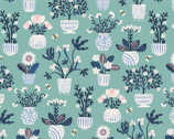 Sunshine Daydream - Potted Flowers from Felicity Fabrics