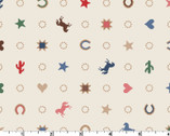 Quiltin’ Cowgirls - Icons Natural from Maywood Studio Fabric