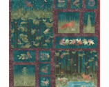 Forest Chatter - Forest PANEL 36 Inches Dark from Maywood Studio Fabric