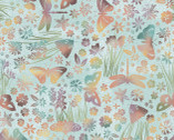 Forest Chatter - Butterflies Blue from Maywood Studio Fabric