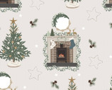 Cosy Christmas by Victoria Louise - By The Fire from Craft Cotton Company Fabric