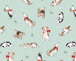 Man’s Best Friend - Cosy Scarf Dogs from Craft Cotton Company Fabric