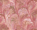 Flower Show 2 - Flower Festival Swirl Fan Mauve Pink from Benartex Fabrics