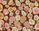 Romantic Garden - Floral Brown from Choice Fabrics