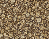 Romantic Garden - Floral Vines Tonal Brown Tan from Choice Fabrics