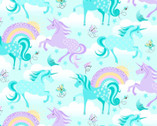 Unicorn Rainbows from Fabric Traditions Fabric