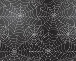 Halloween Prints - Spiderweb Black from David Textiles Fabrics