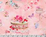 Blossom Bake Shop - Cakes Pink Lemonade by Lynn Horrabin from Robert Kaufman Fabrics