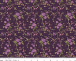 Anne of Green Gables - Floral Wine Purple from Riley Blake Fabric