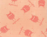 Little Things - Organic - Petal Pink Owls by Arrin Turnmore from Moda