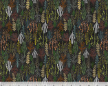 Age of the Dinosaurs - Prehistoric Plants Black from Windham Fabrics