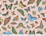 Butterfly Collector - Lepidoptery Dusty Pink from Windham Fabrics